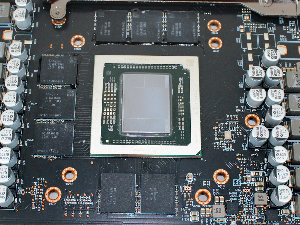 Die Navi 32 GPU auf der Radeon RX 7800 XT.