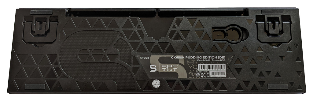 SPC Gear GK650K Rückseite.