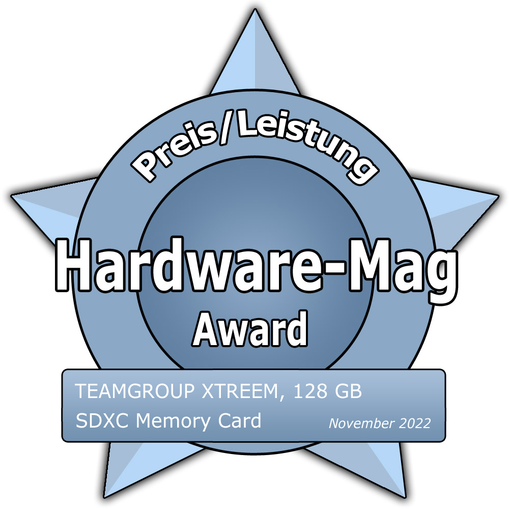 Preis/Leistungs-Award für die TEAMGROUP XTREEM.