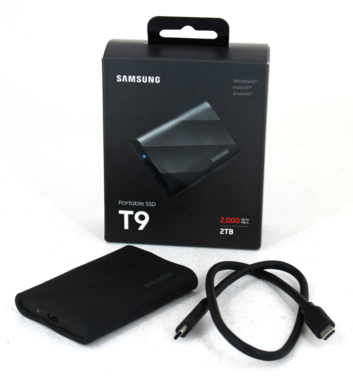 Samsung Portable SSD T9 mit 2 TB im Test.