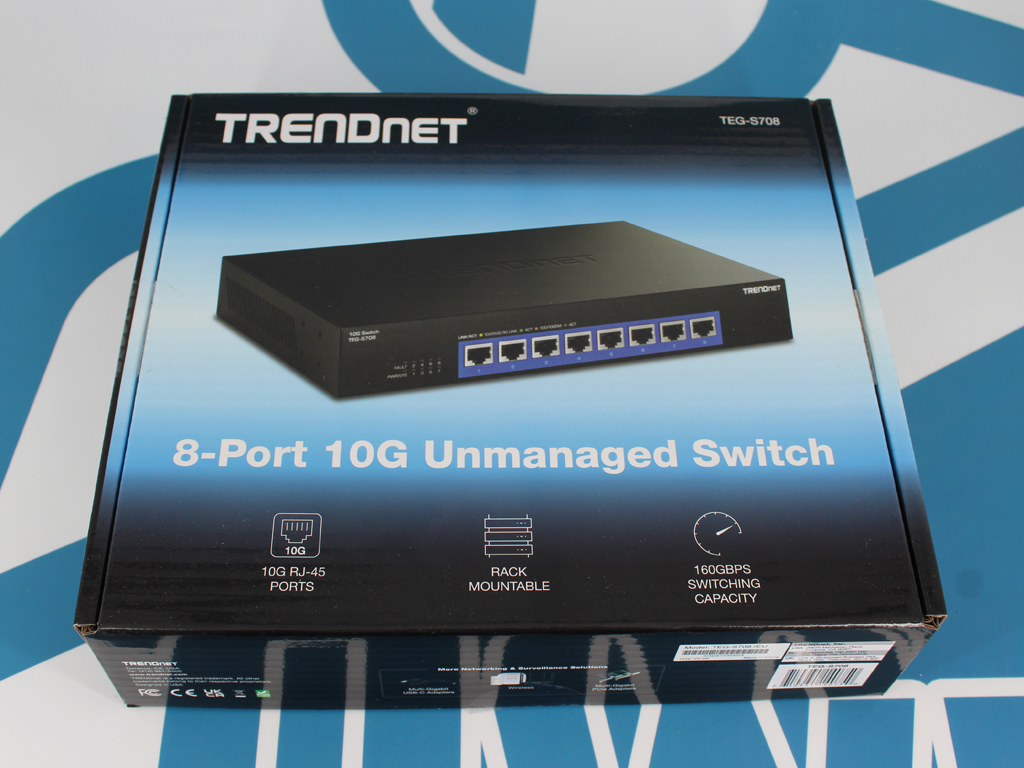 TRENDnet TEG-S Desktop 10G Switch im Test.