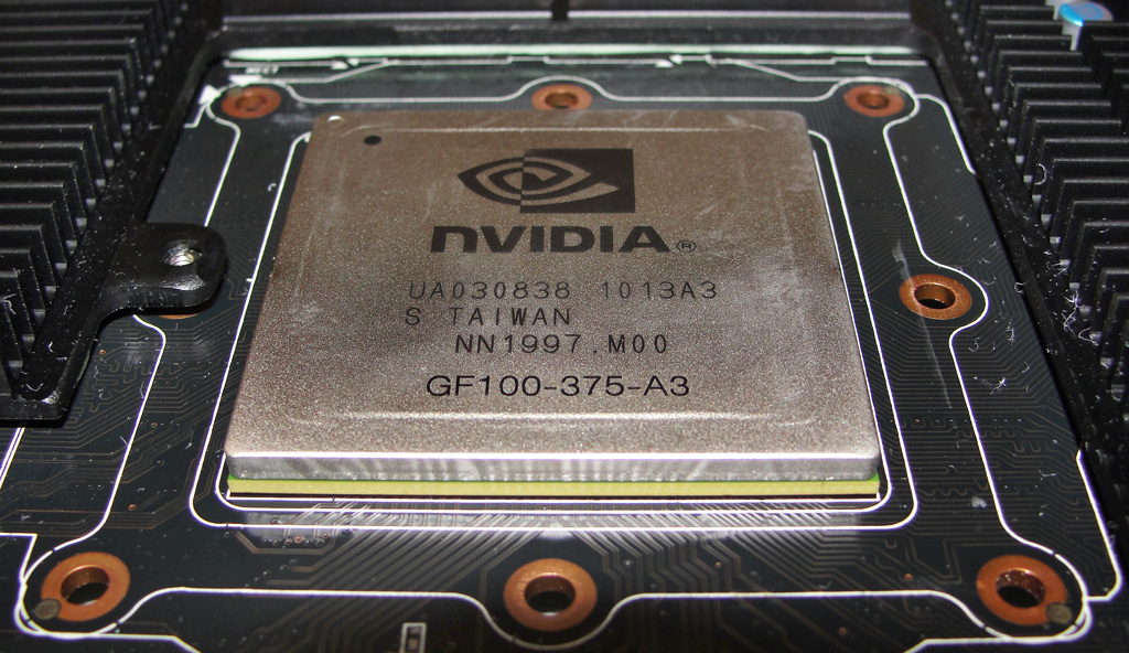 Basis für GTX 480-Grafikkarten: Nvidias 40 nm GF100-GPU.