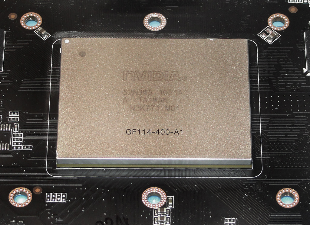 Basis für GTX 560 Ti-Grafikkarten: Nvidias 40 nm GF114-GPU.
