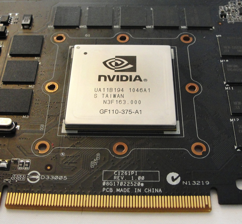 Basis für GTX 580-Grafikkarten: Nvidias 40 nm GF110-GPU.