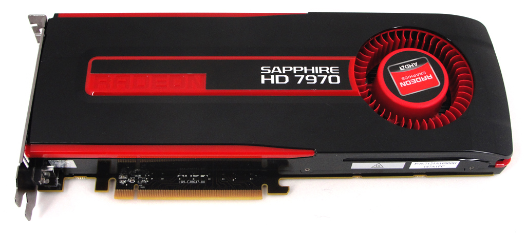 Die Sapphire Radeon HD 7970 im Überblick.