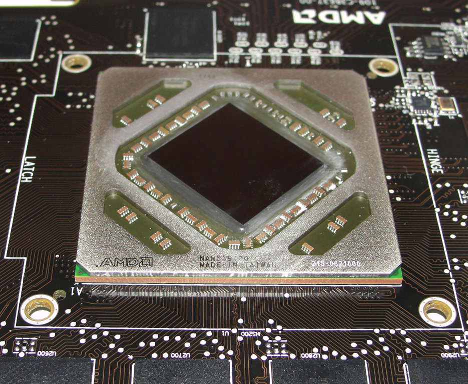 Der 28 nm Tahiti-Chip ist Basis für die Radeon HD 7970.