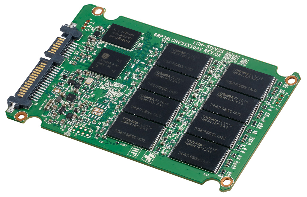 Die Plextor M6V setzt auf modernen 15 nm MLC NAND aus den Fertigungshallen von Toshiba.