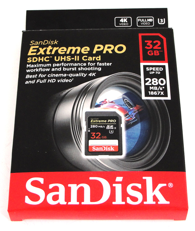 Die SanDisk Extreme PRO SDHC-Karte mit 32 GB konnte im Praxistest durchaus überzeugen.