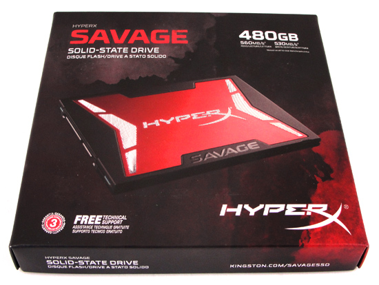 Wusste im Test durchaus zu gefallen: Kingstons HyperX Savage mit 480 GB Speicherkapazität.
