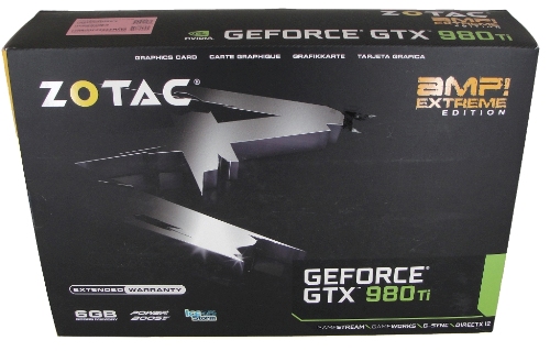 ZOTAC GeForce GTX 980 Ti AMP! Extreme Edition Review
