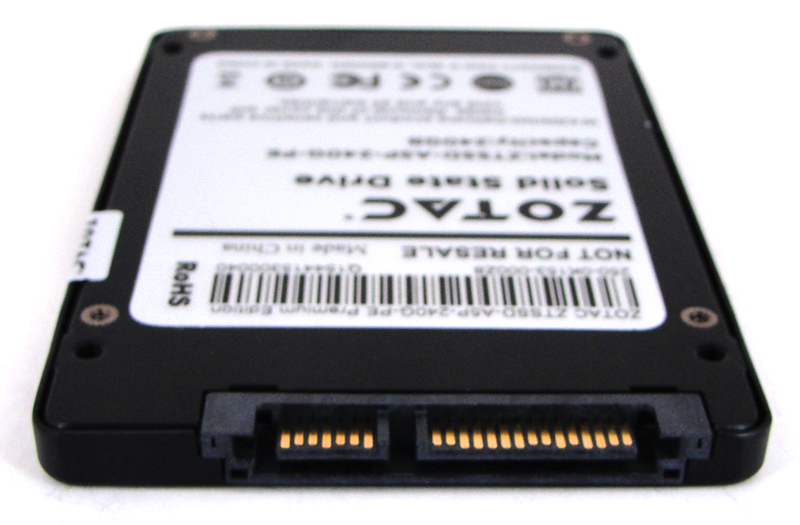 Die ZOTAC Premium Edition SSD setzt auf A19 nm MLC-NAND aus den Fertigungshallen von Toshiba.