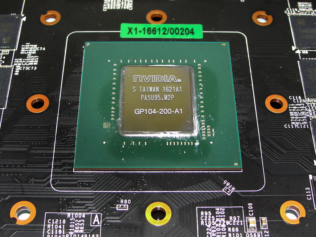 Wie schon bei der GeForce GTX 1080, kommt auch auf der GTX 1070 die GP104-GPU zum Einsatz.