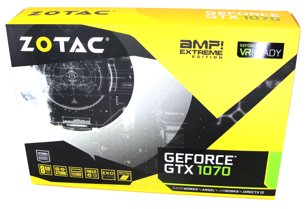 Im Fokus: Die Verpackung der neuen ZOTAC GeForce GTX 1070 AMP! Extreme.