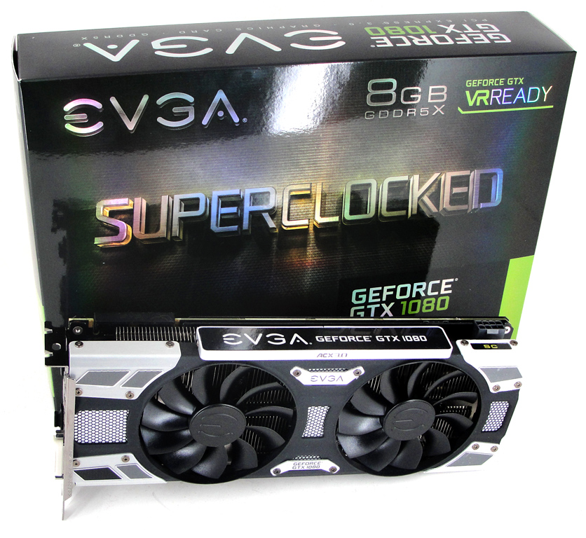 Eine hübsche Verpackung hat sich Hersteller EVGA für seine GeForce GTX 1080 SC Gaming ACX 3.0 ausgedacht.