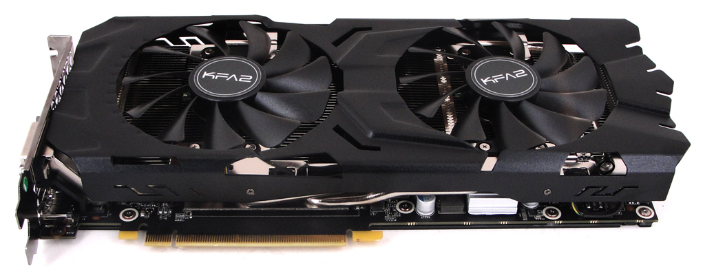 Die KFA2 GeForce GTX 1080 EXOC basiert auf Nvidias GP104-Grafikchip mit Pascal-Architektur.