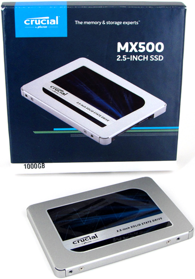 3D-TLC: Crucial MX500 SSD 1 TB im Test