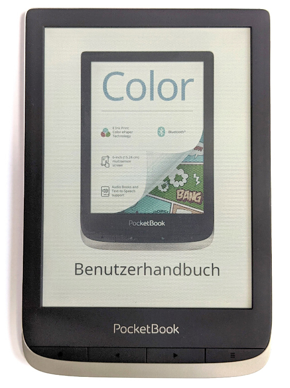 PocketBook Color – E-Book-Reader jetzt endlich mit Farbbildschirm.