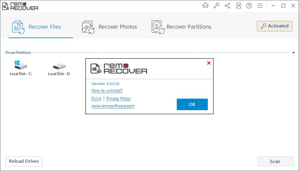 Die Remo Recover Software zur Datenwiederherstellung für Windows