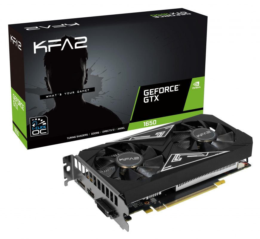 KFA2 GeForce GTX 1650 EX PLUS (1-Click OC)