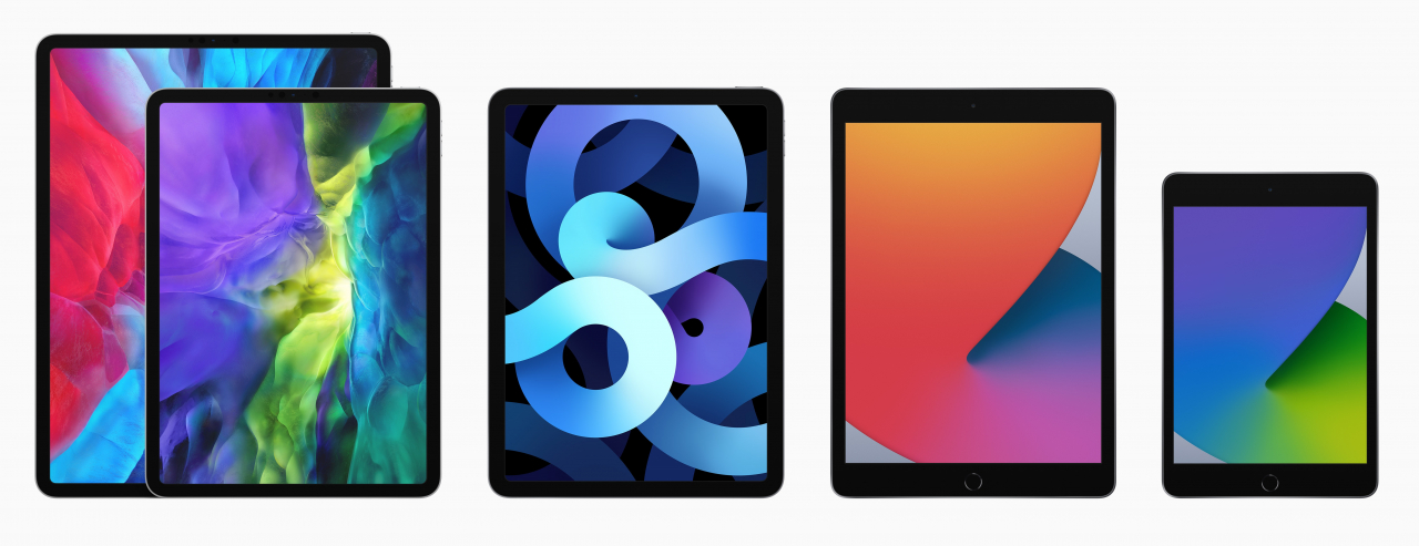 iPad Pro, iPad Air, 8. Gen iPad und iPad mini (Bildquelle: Apple)
