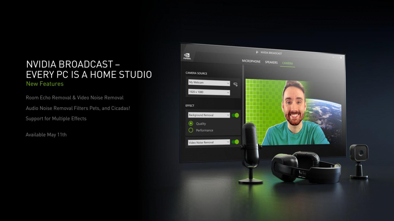 Neue Funktionen für Nvidia Broadcast