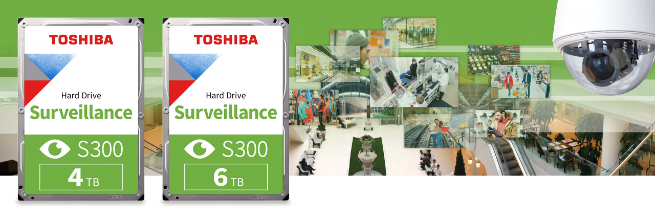 Toshiba S300 Modelle für Videoüberwachungsinstallationen