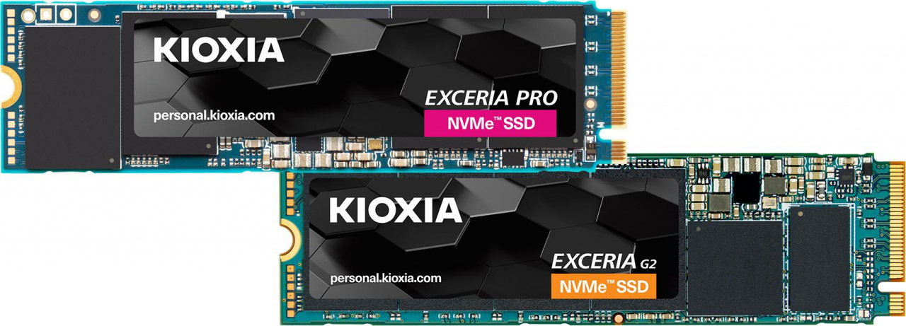 KIOXIA SSD-Serien EXCERIA PRO und EXCERIA G2