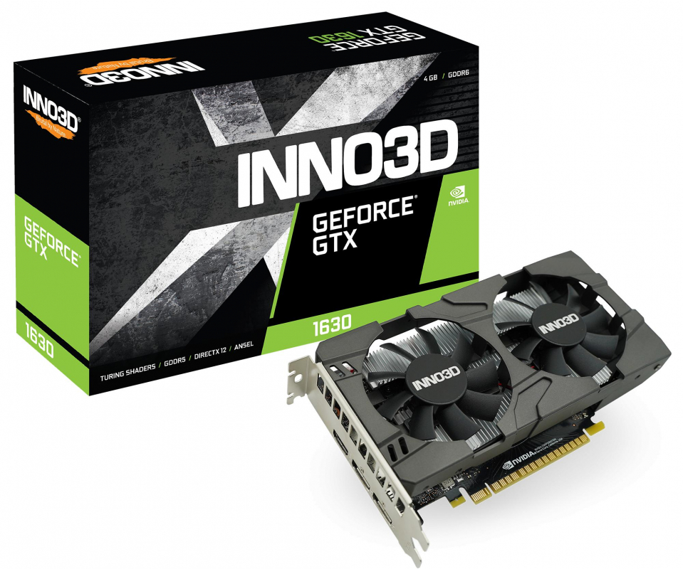 INNO3D GeForce GTX 1630 Twin X2 OC