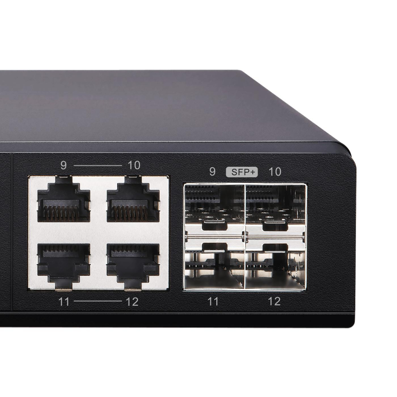 QNAP QSW-1208-8C shared ports