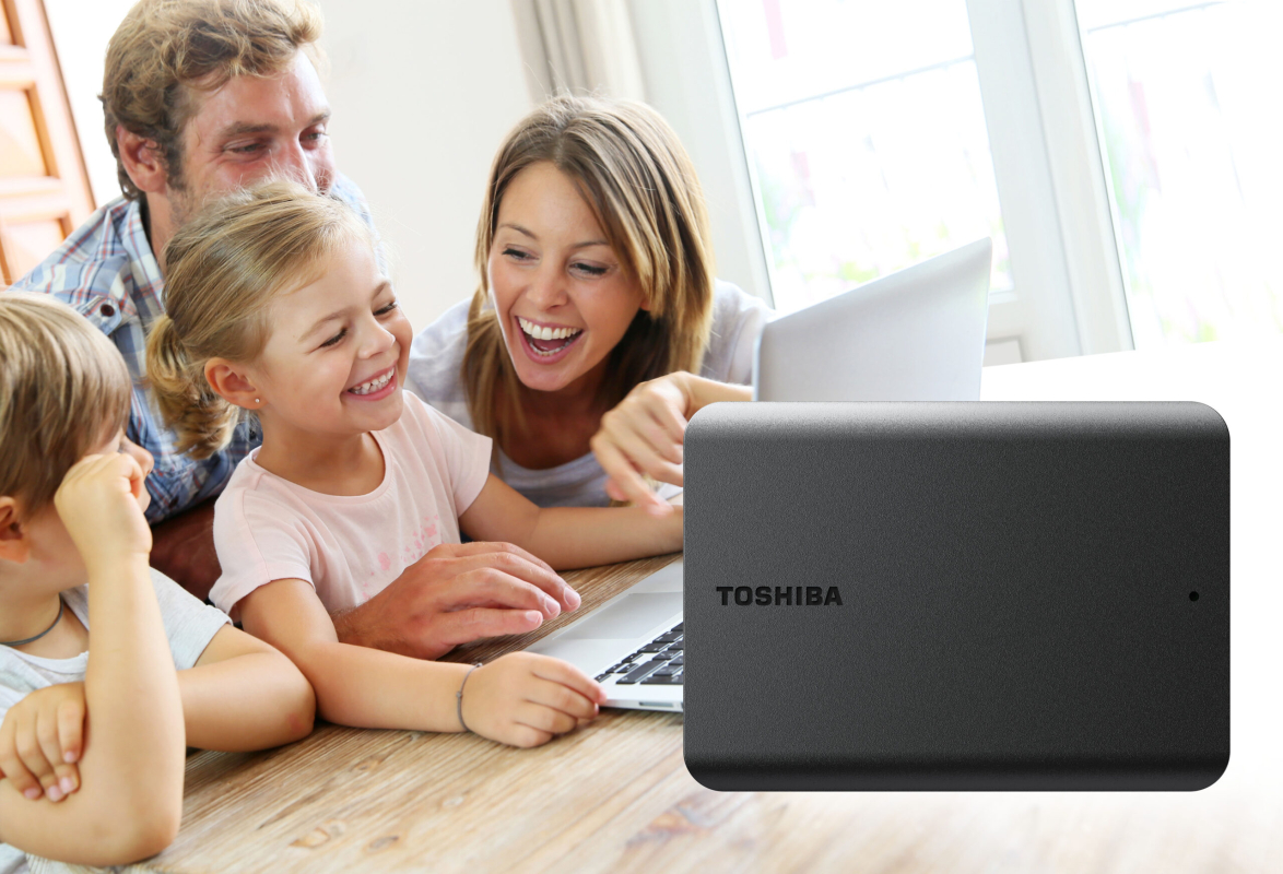 Toshiba erneuert seine beliebte Festplattenreihe CANVIO BASICS.