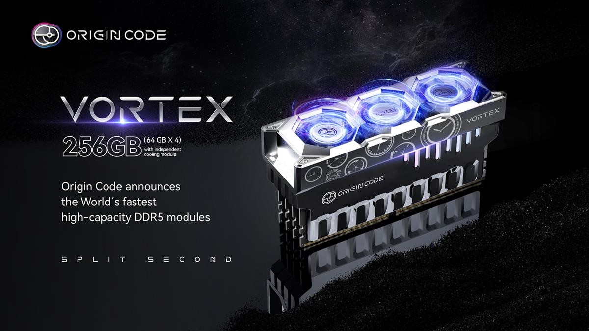 VORTEX DDR5-Speicher von Origin Code.